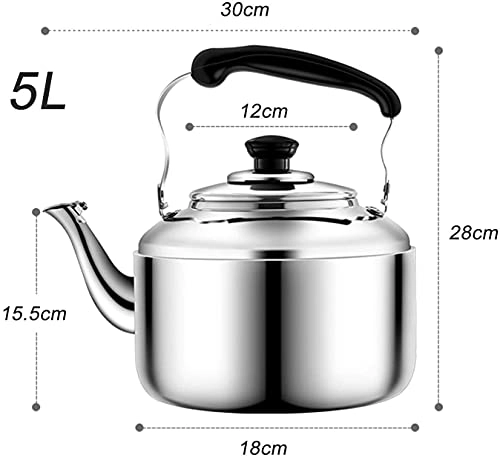 Stovetop Induction Whistling Kettle - 5L