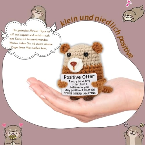 Positive Otter Pocket Hug 7 cm Knitted