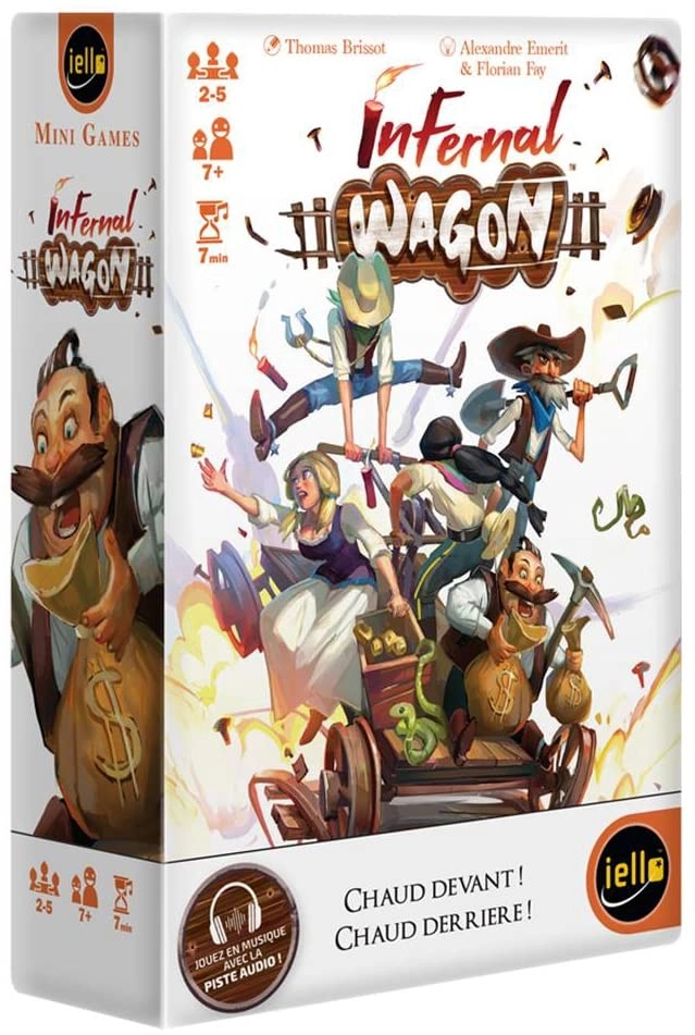 Time Bomb - 4 to 8 players Ages 8 and up + Infernal Wagon - 2 to 5 players Ages 7 and up + Bottle Opener 8 years and up French