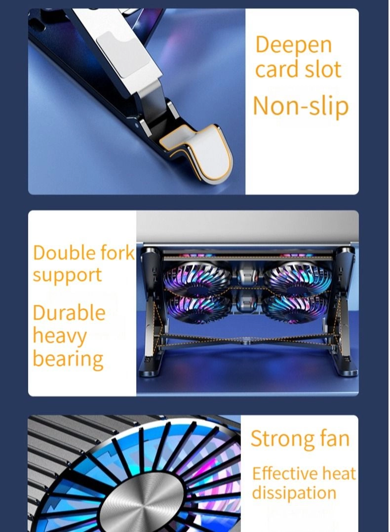Laptop Cooling Table - Double fans