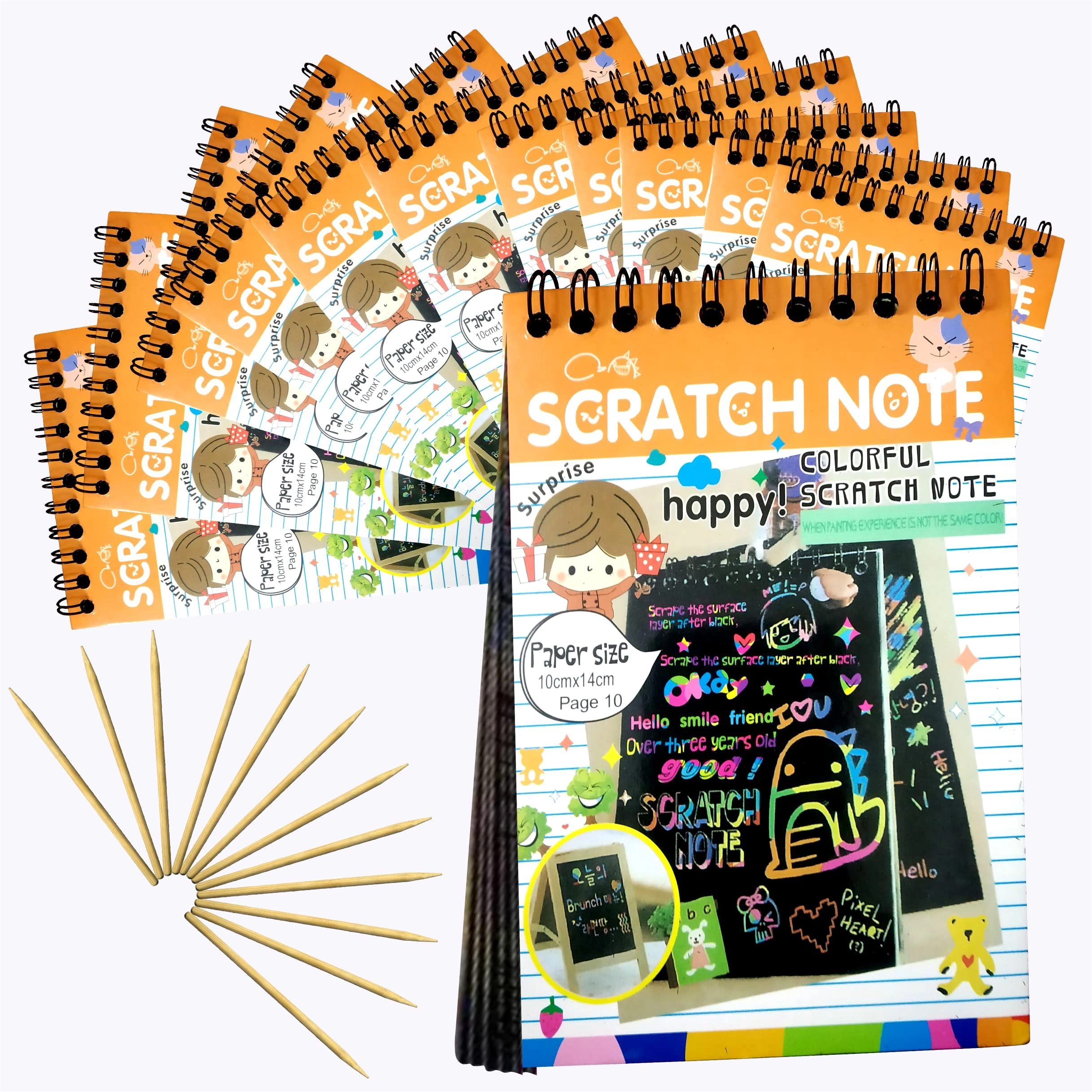 Scratch Book - 3+ years 12 pcs