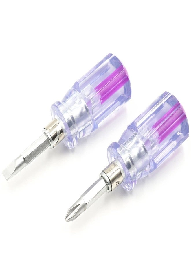 AKTOO Magnetic Slotted and Phillips Screwdriver Set (2 Pcs)