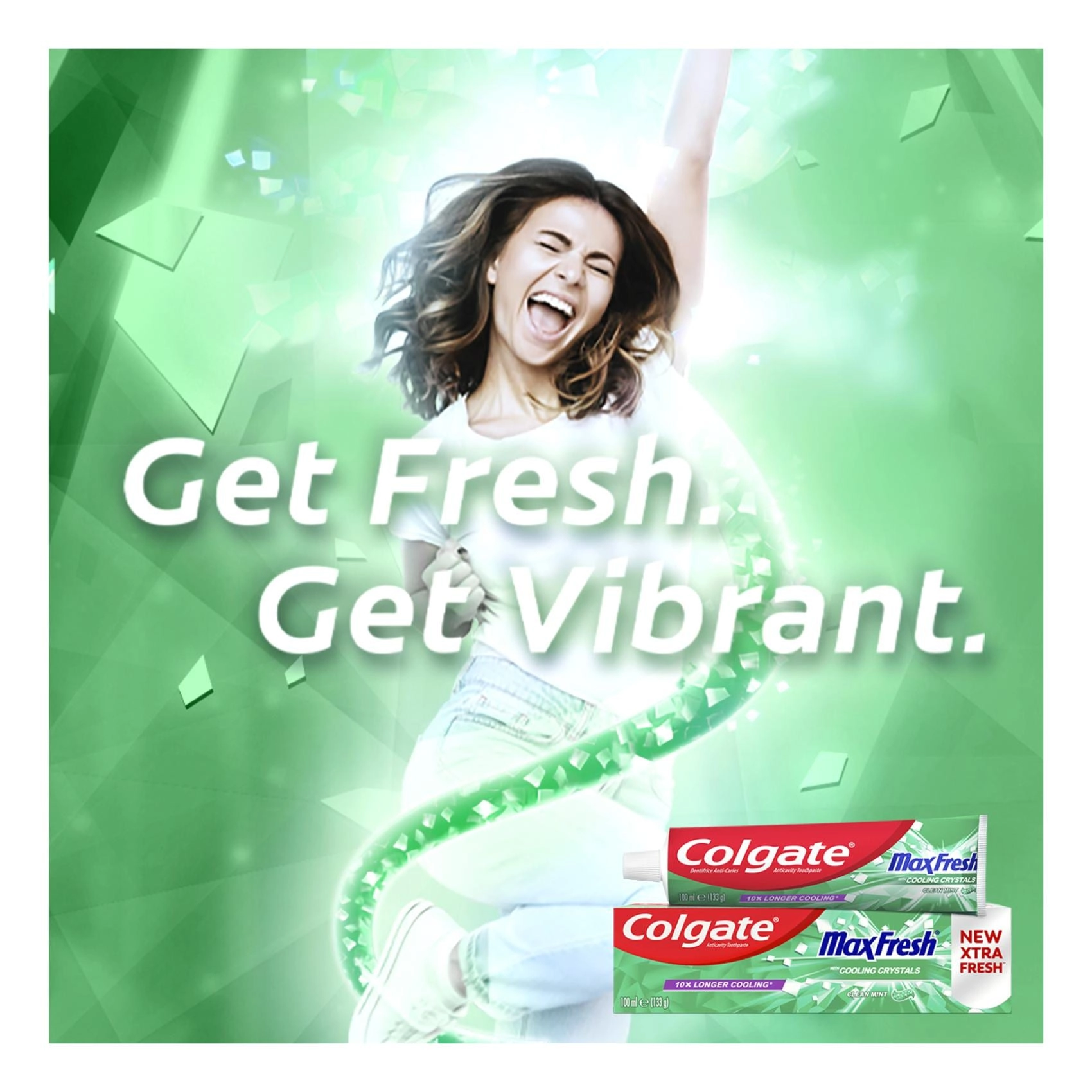 Maxfresh Clean Mint Toothpaste 4 x 75ml