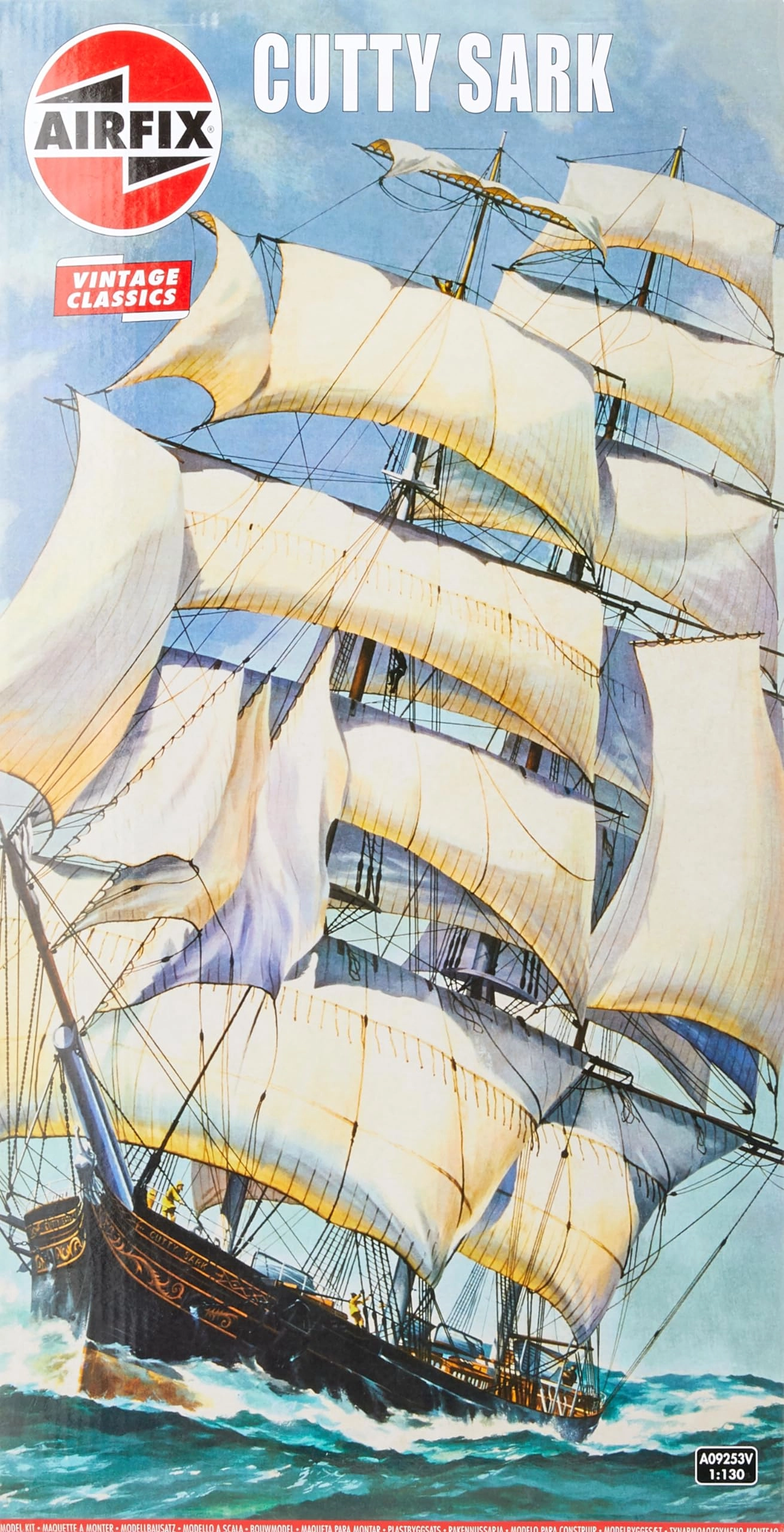 Airfix Cutty Sark Model Kit (A09253V) - Plastic - 1:130