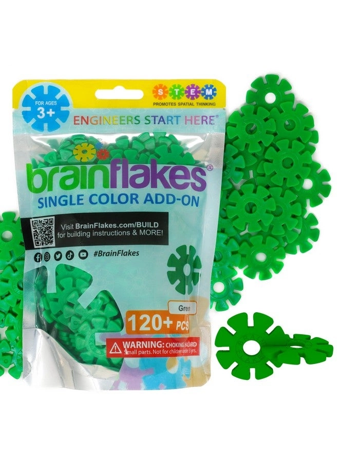 Brain Flakes Single Color Add-on - Green 120pcs