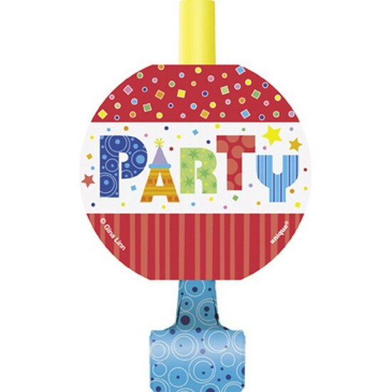Party Zone Party Style 8 Blowouts - 8 piece(s) Birthdays