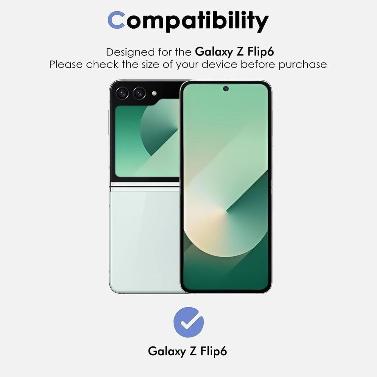 Clear Case for Samsung Galaxy Z Flip 6