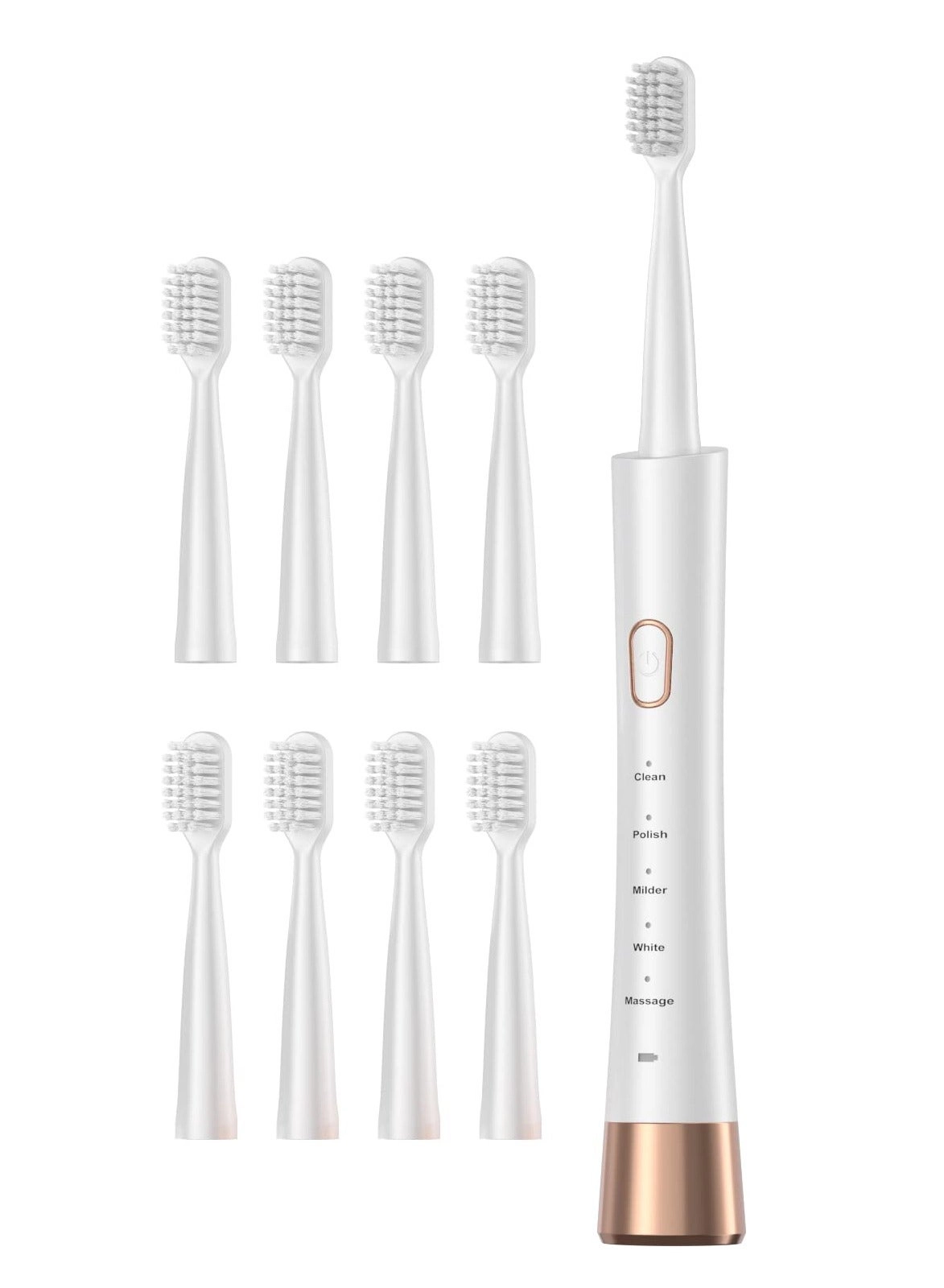 Sonic Electric Toothbrush - 31,000 VPM 8 Brush Heads 5 Modes