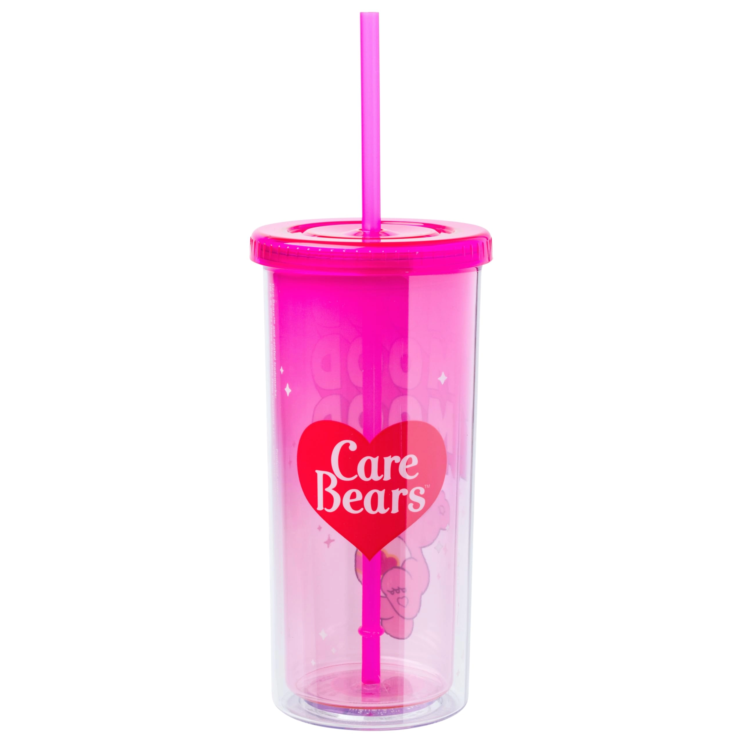 Care Bears Love-A-Lot-Bear Mood Reusable Cup - 1 pcs Glitter