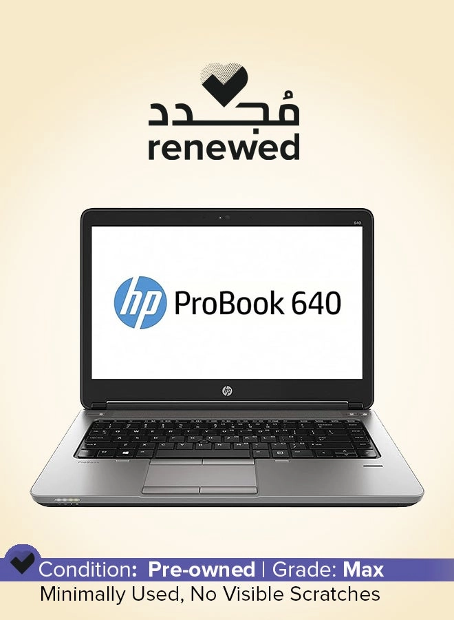 (Renewed) PROBOOK 640 G1 - 14'' Core i5-4200M 8GB DDR3 256GB SSD