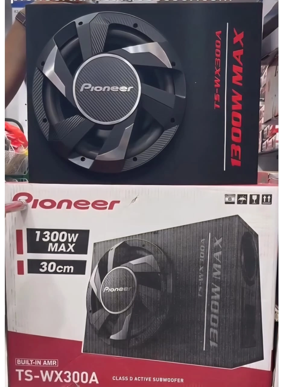 TS-WX300TA - 12″ Bass-Reflex Tube Type Active Subwoofer