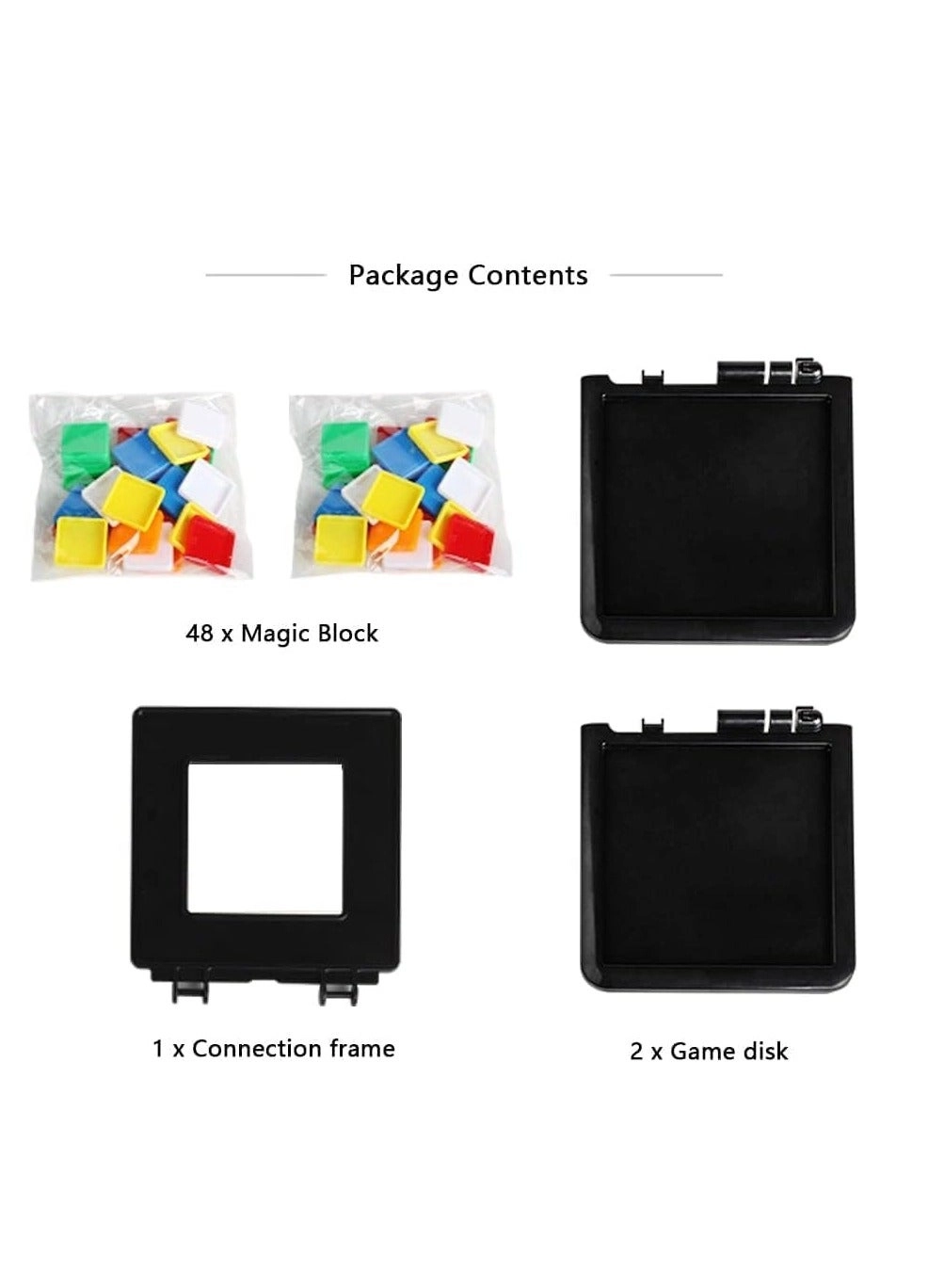 Magic Block Race Game - 2 Players Brain Teasers