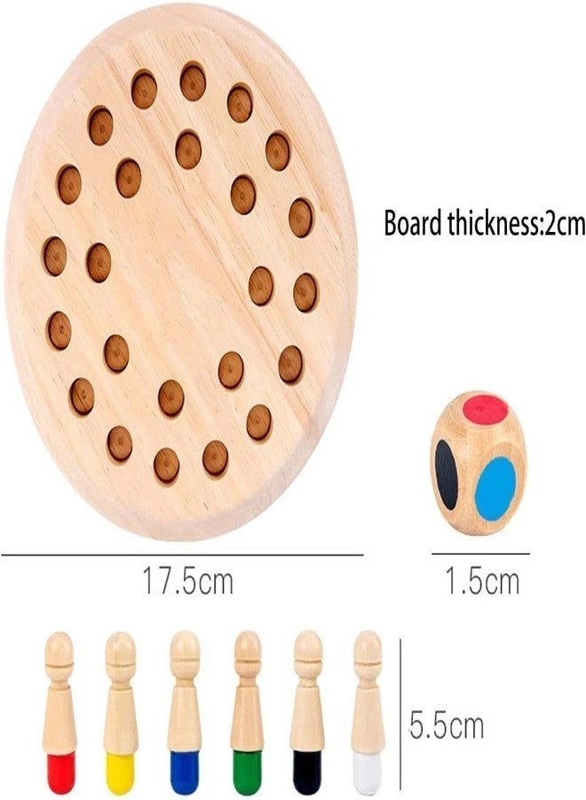 Wooden Colour Memory Game - 3+