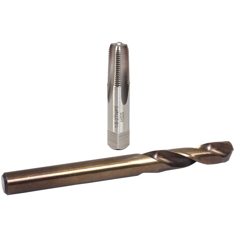 Drill & Tap Kit - High Speed Steel 1/8"