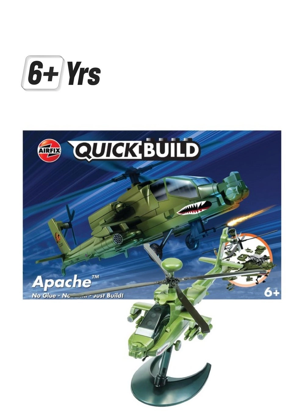 Quickbuild Boeing Apache Model Kit