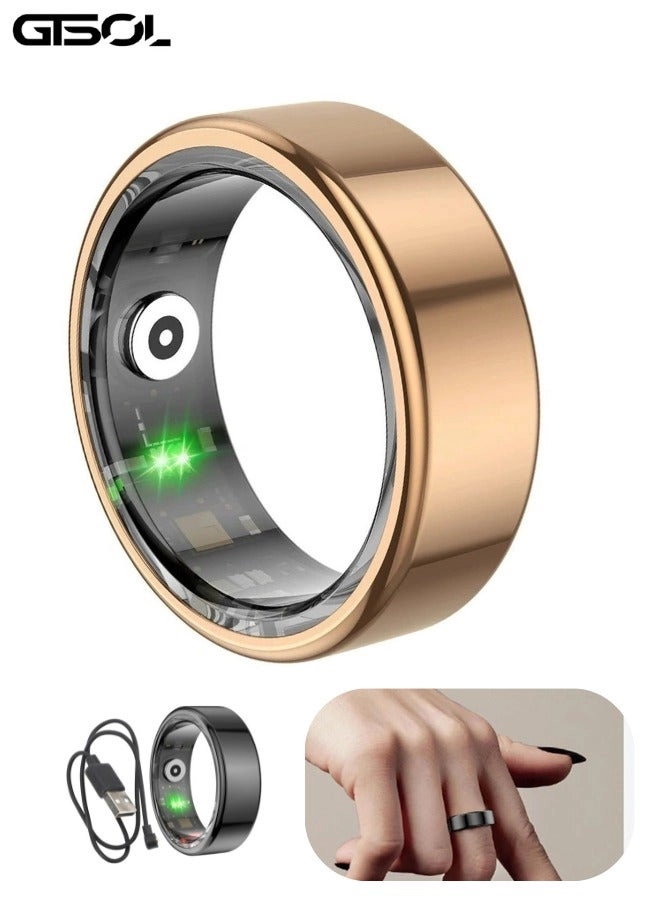 Smart Titanium Health Ring - Waterproof IP68 Heart Rate SpO₂
