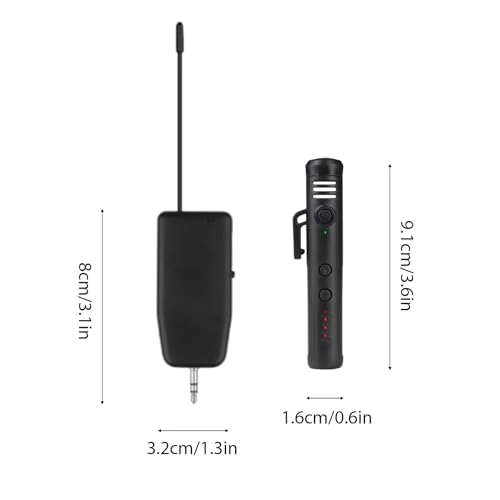 Portable Wireless Laval Microphone - 2 2.4g