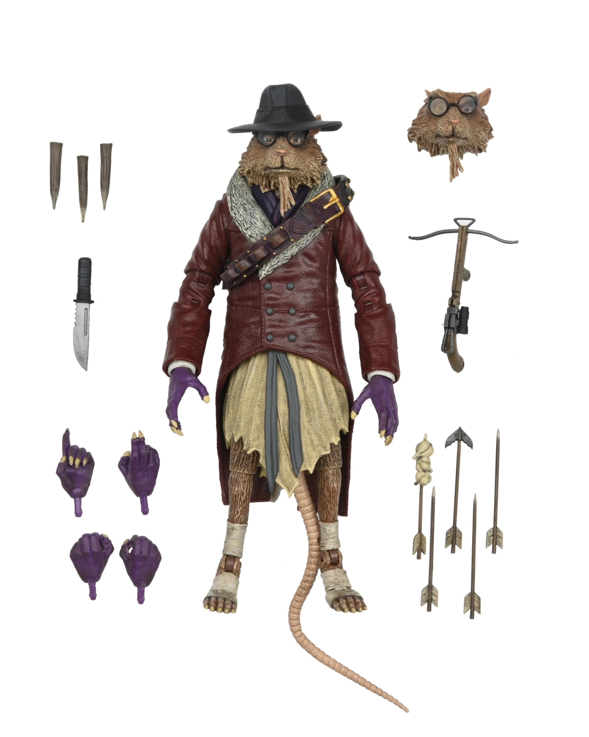 NECA Meister Splinter as Van Helsing - Universal Monsters vs TMNT (17.8 cm) (54260)