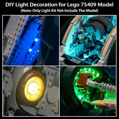 Lighting Kit 75409 - ABS for LEGO Jango Fett's Firespray-Class Starship 75409