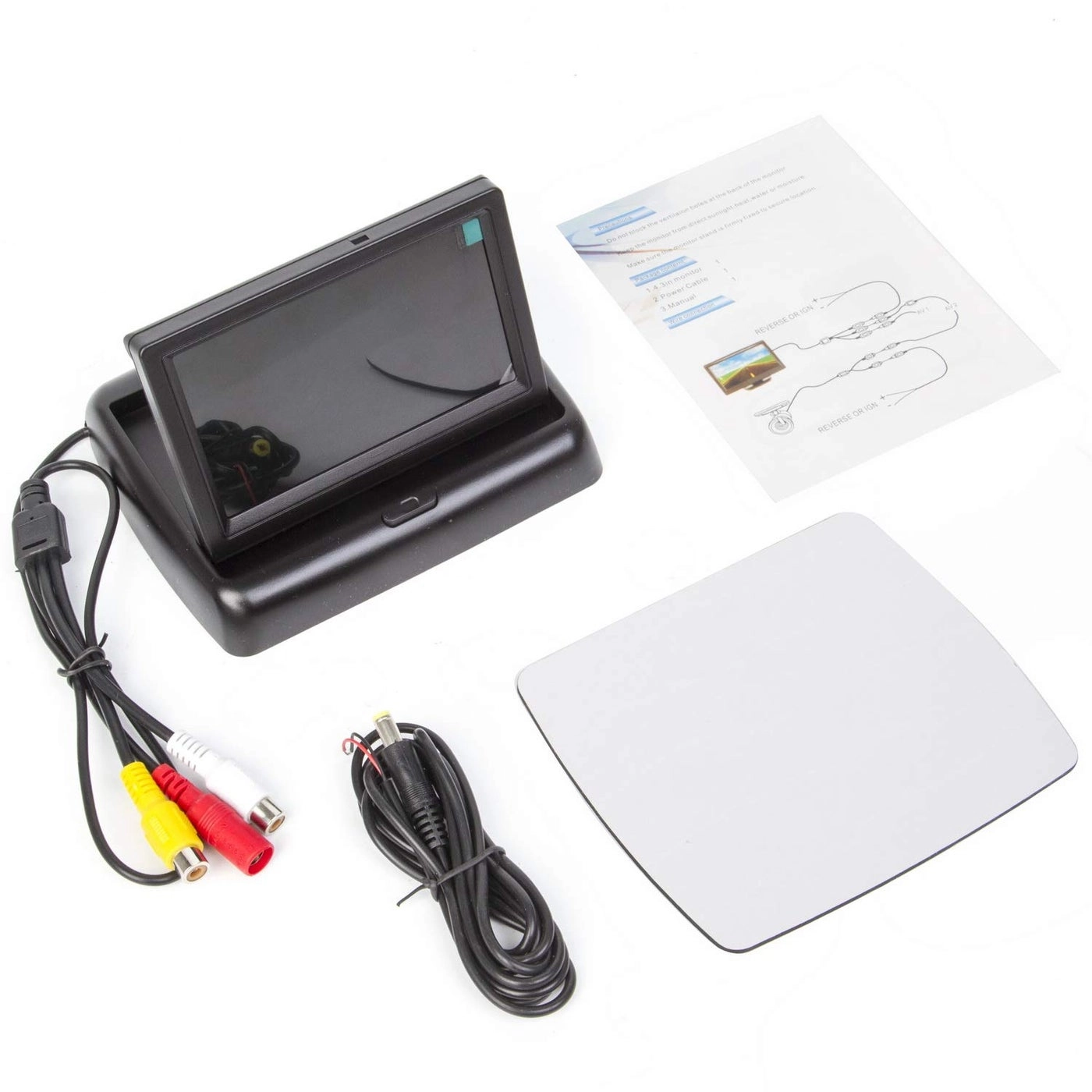 Flip Down Foldable Monitor - 4.3 Inches