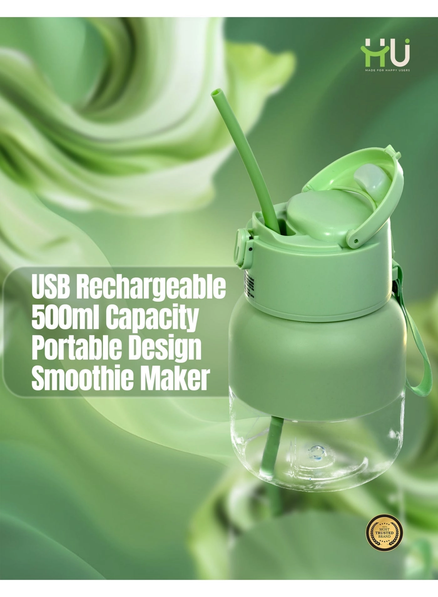 Portable USB Juicer Blender - 50W 500 ml