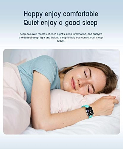 Smart Watch - 1.4-inch Heart Rate Monitor Sleep Tracker