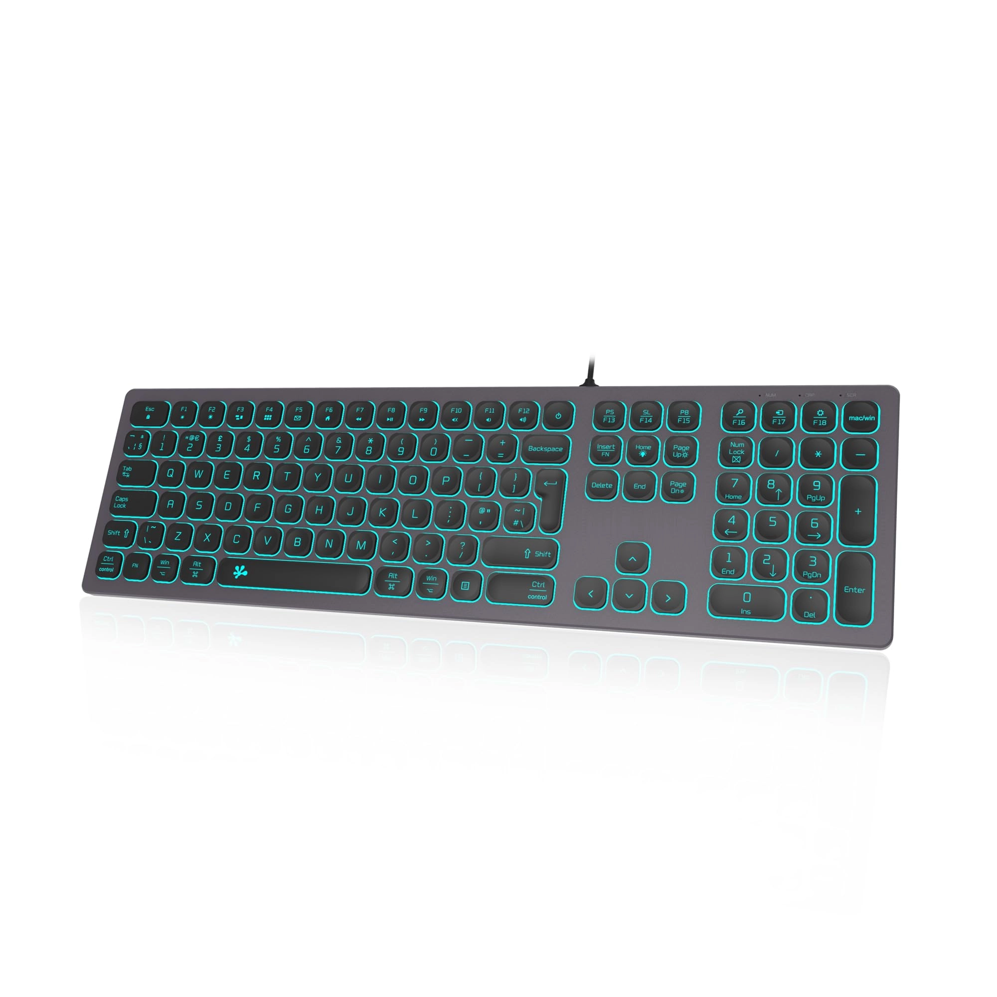 B.FRIENDit Wired USB Keyboard Slim - Wired
