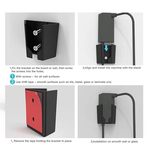 Wall Mount Bracket - Ethernet Adapter Cable Management