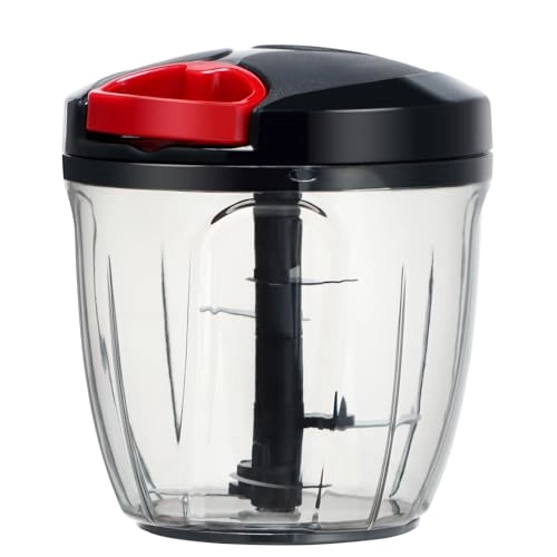 Manual Food Processor - 900 ml three blades