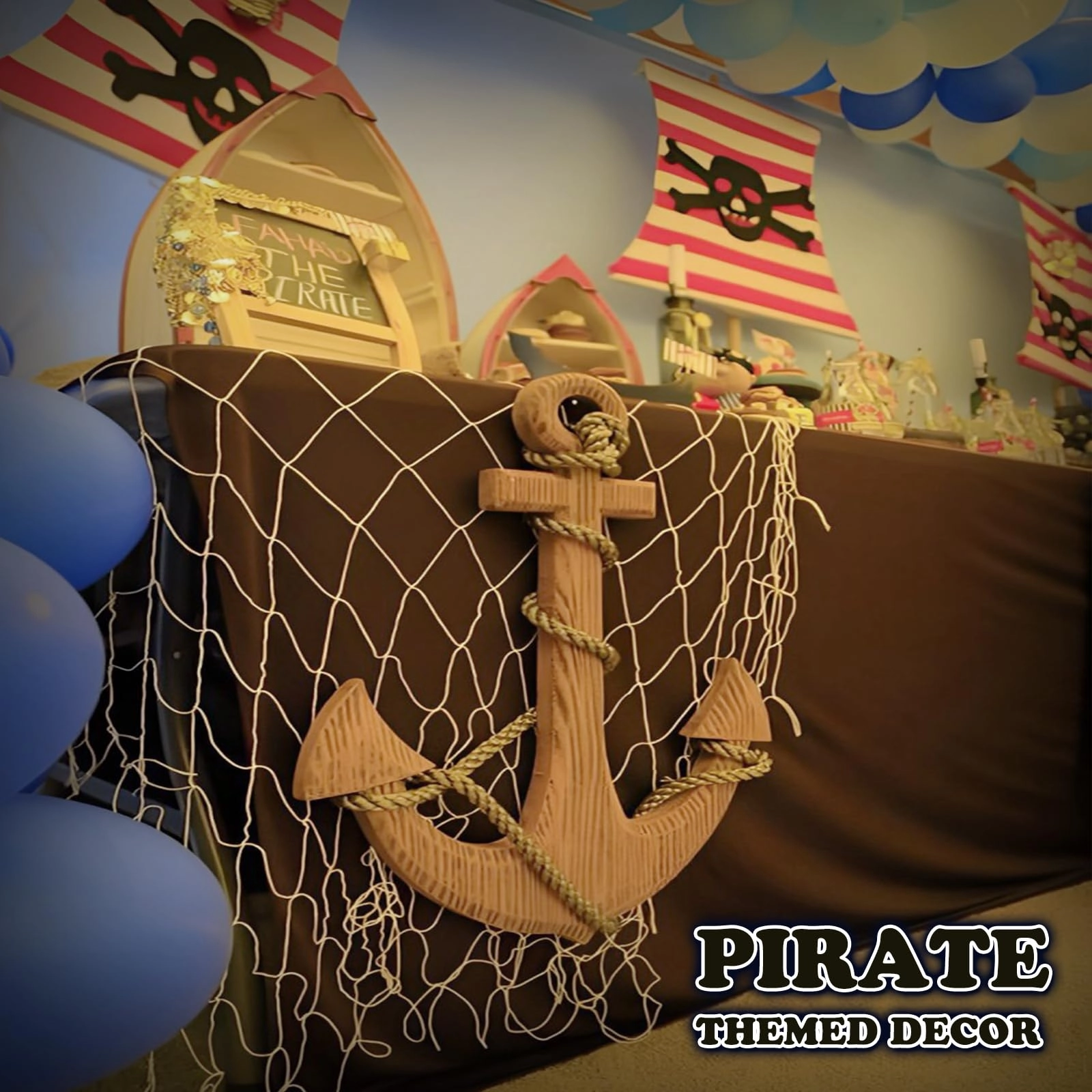 Fish Net Decorations - 2 Pack Party
