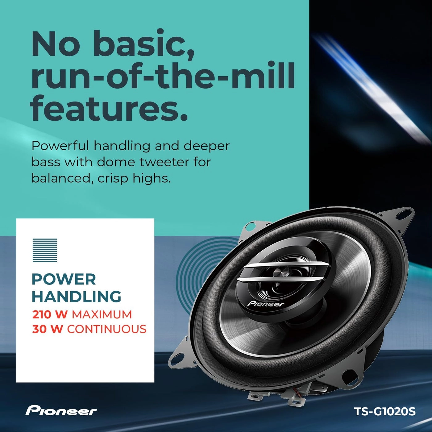 TS-G1020F - 10 cm (4") 2-Way Coaxial