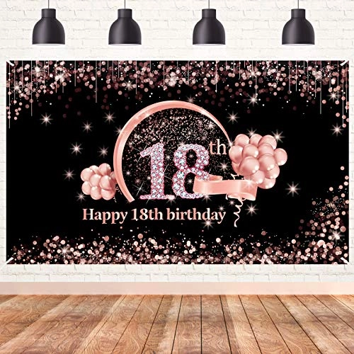 Happy 18th Birthday Banner