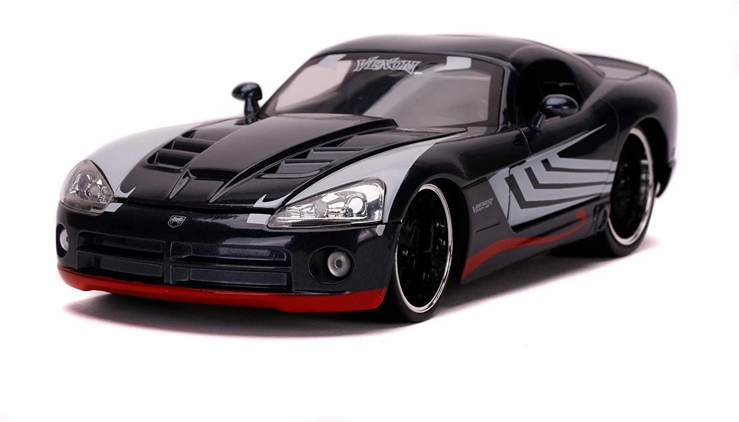Marvel Venom 2008 Dodge Viper with Venom Figure - 1:24