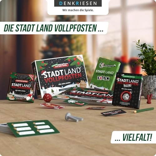 Stadt Land Vollpfosten Levels: Christmas Edition (German)
