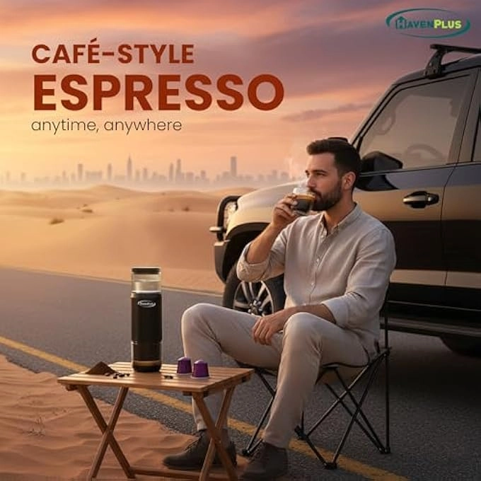 Portable Espresso Machine Rechargeable 15-Bar 7500mAh 152992