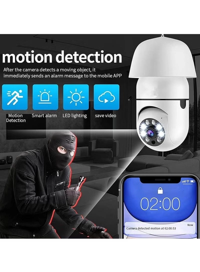 WiFi Light Bulb Camera 1080P