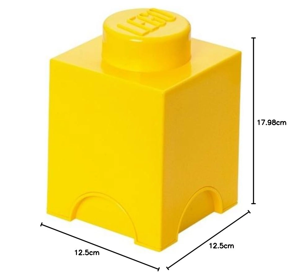 Lego Storage Box Set - Plastic 1000 Milliliters