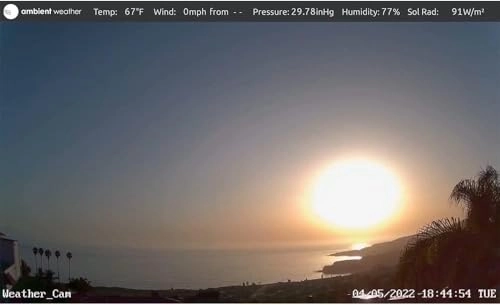Network Outdoor Wi-Fi Weather Camera 2K