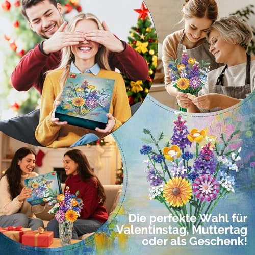 Clamping Building Blocks Flowers - 1183 pcs