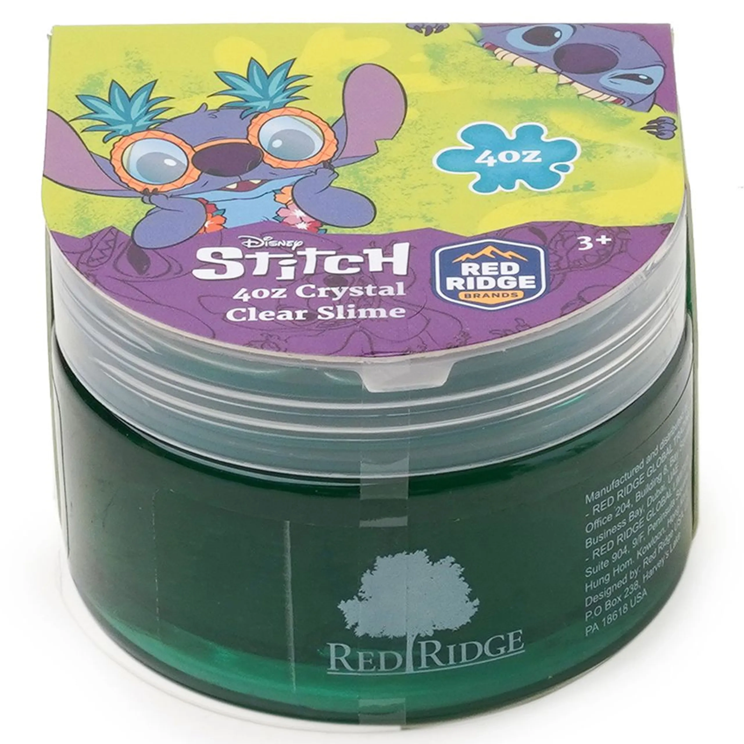SLIME SQUAD Disney Stitch Crystal Clear Slime - 3 years+