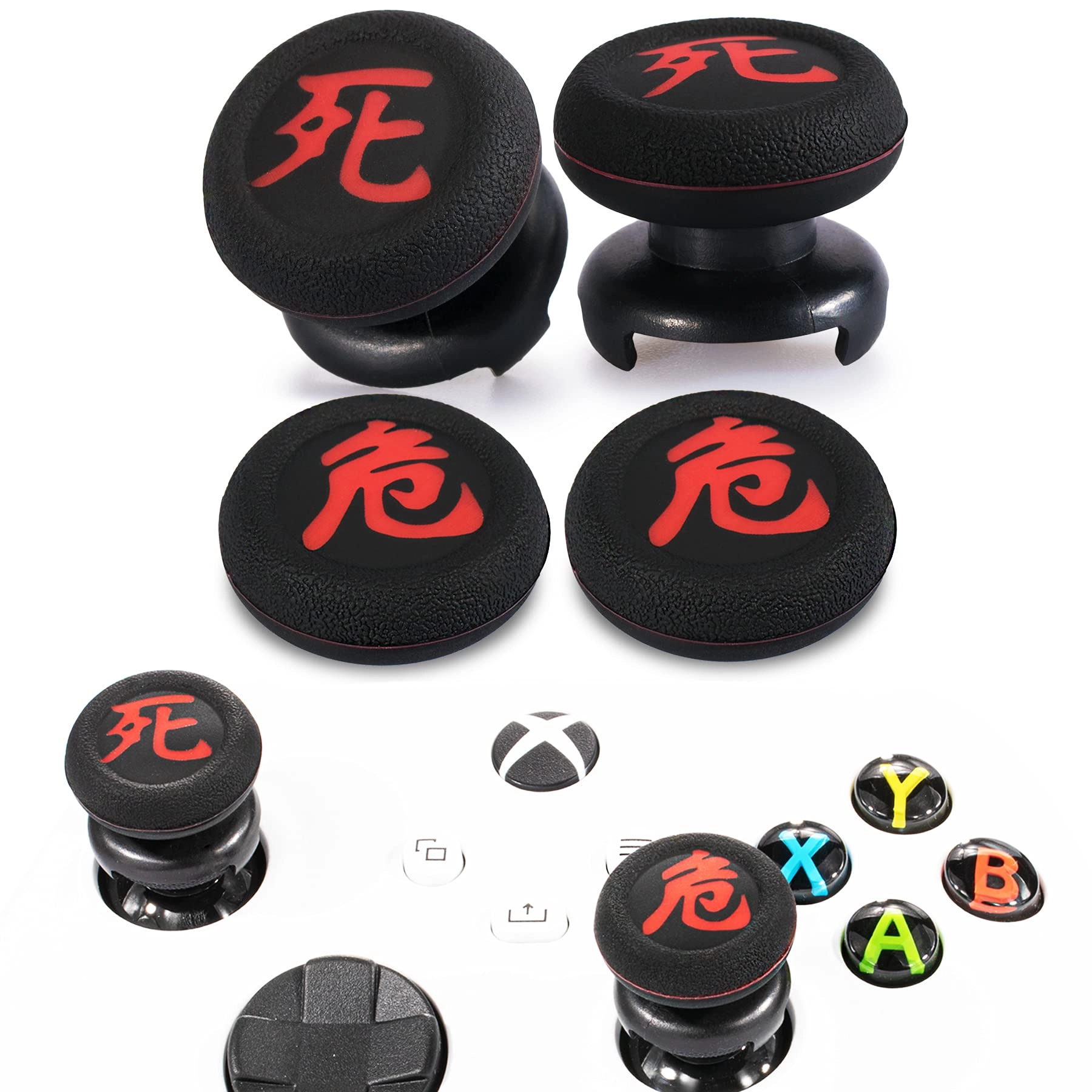 PlayRealm FPS Thumb Stick Thumbstick Grip and Extender - Xbox Series X/S and Xbox One