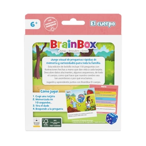 BrainBox Pocket - Core Card Game Spanish Ages 6+