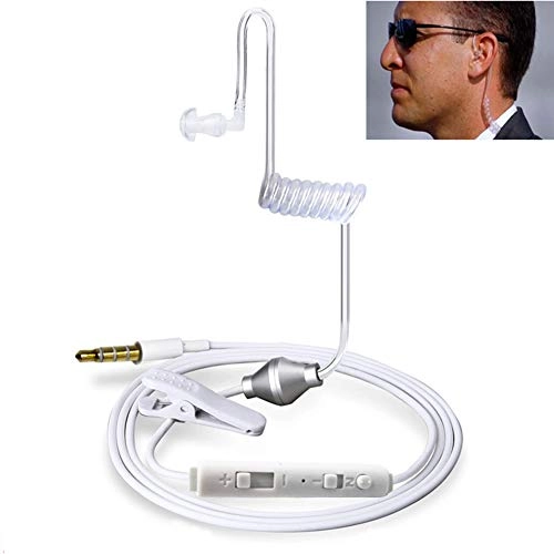 3.5mm Anti Radiation Monaural Air Tube Earpiece - Wired Earphone
