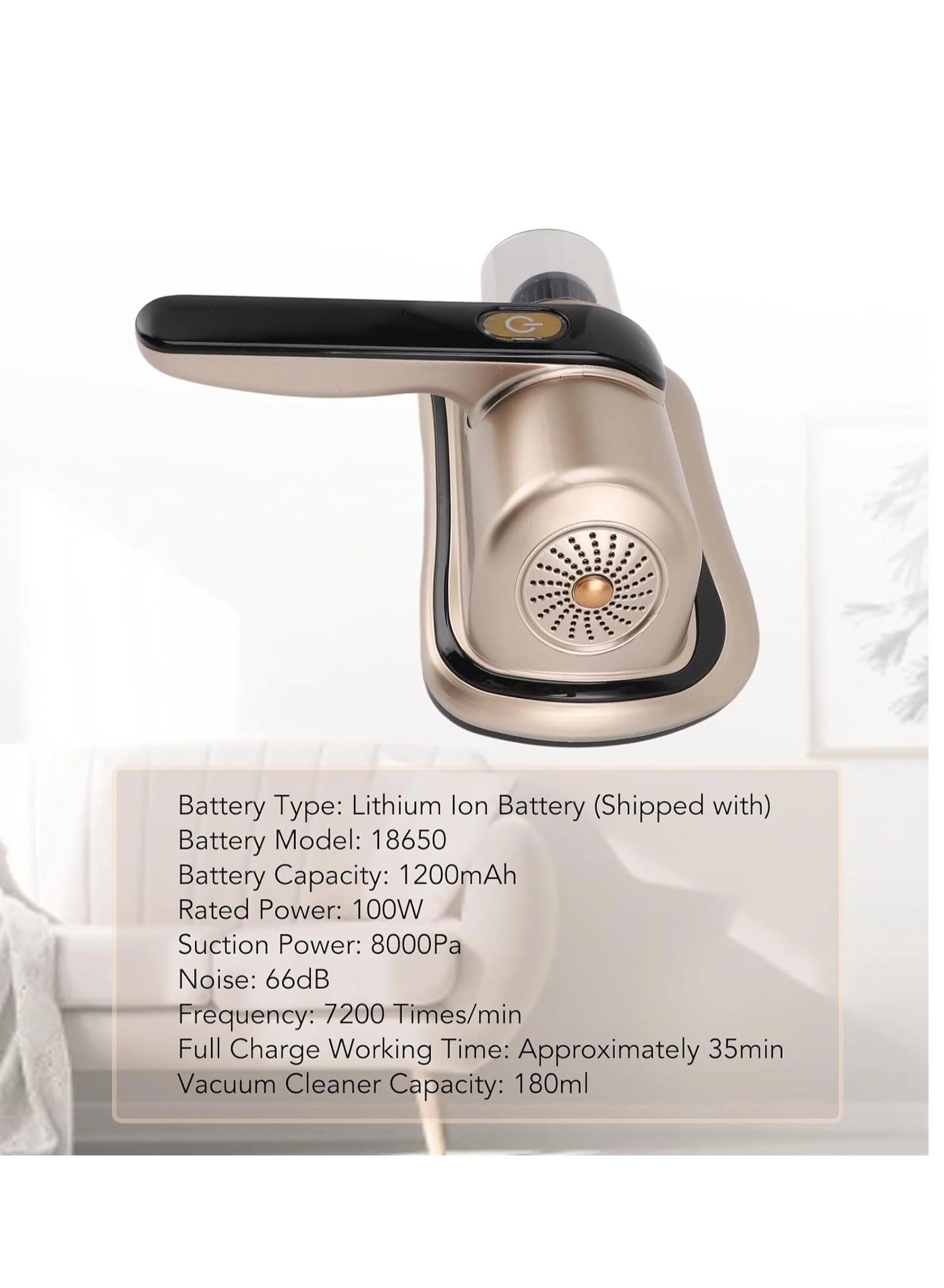 Compact Mattress Vacuum Cleaner