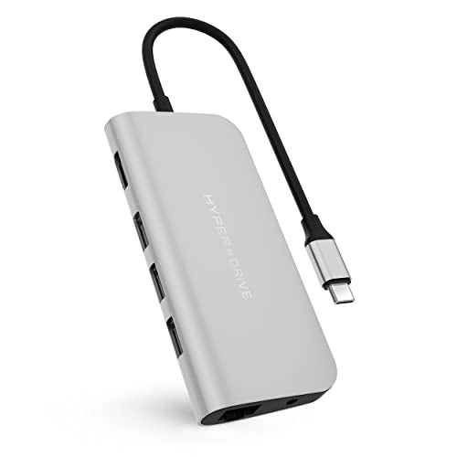 Hyperdrive Power 9-in-1 USB C HUB - 60W PD HDMI 4K30Hz Gigabit Ethernet