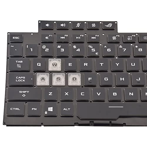 Replacement Keyboard Compatible with Asus G512 G531GD G531GT G531GU G531GV G531GW G532 GL531 G15 6037B0203201 - US Wired
