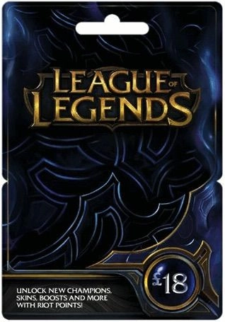 LEAGUE OF LEGENDS Gift Card - GBP 18