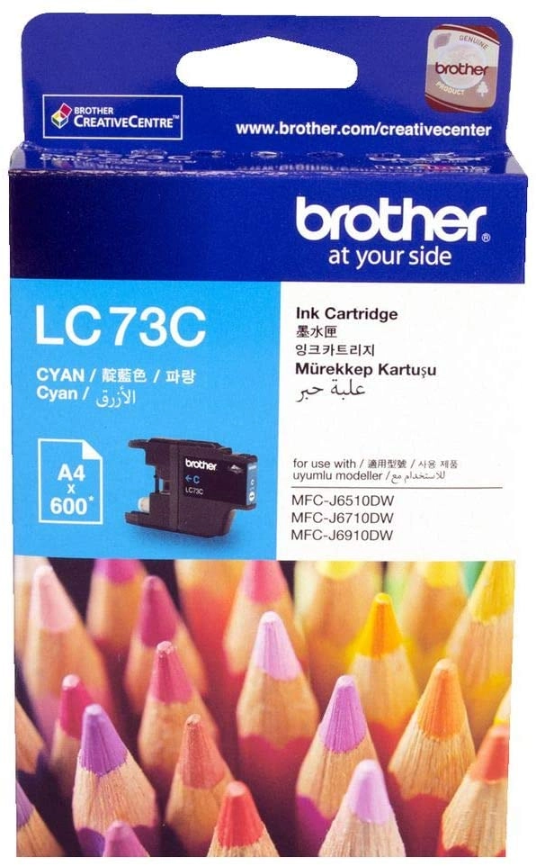 Brother Lc73 Standard Yield Cyan
