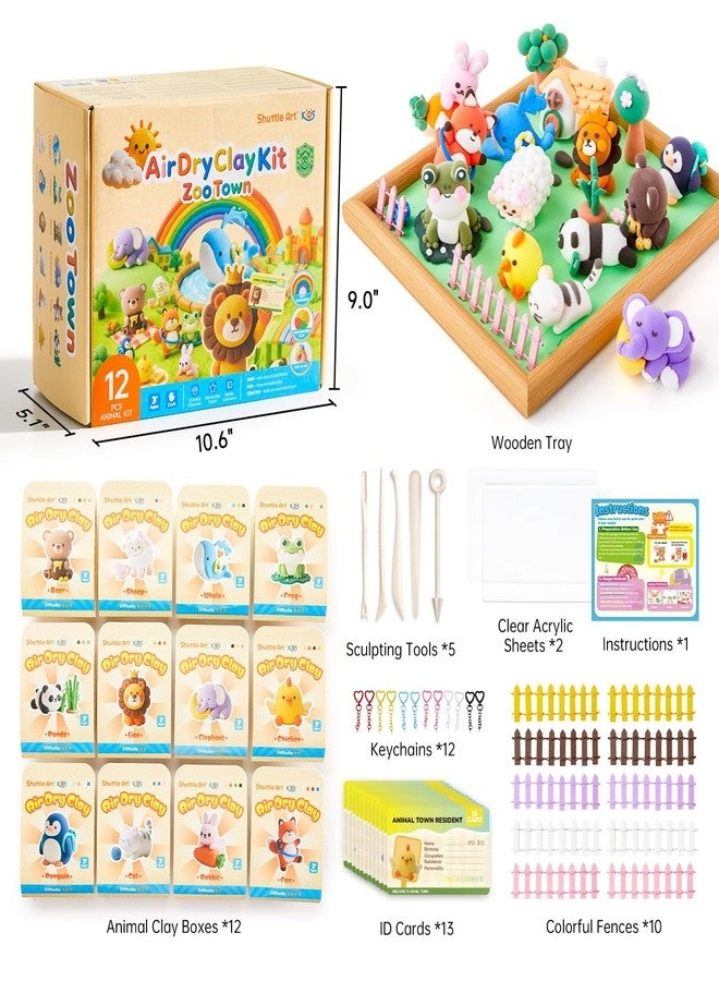 Air Dry Clay - 55 pcs.