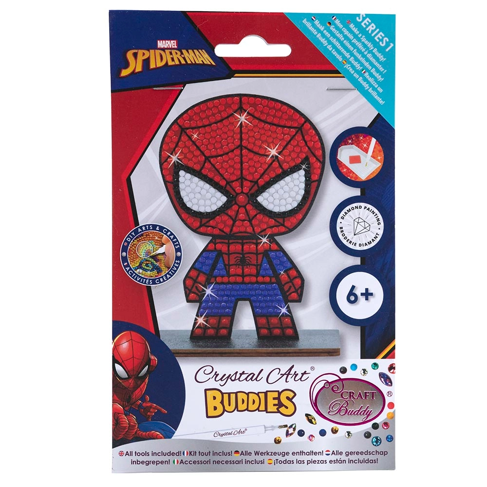 CRAFT Buddy Crystal Art Buddy - Spiderman - 6+ years